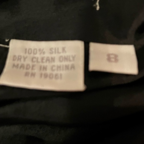 Doncaster Vintage 100% 💯 Woven Silk Jacket Career Blazer Black Gold Lined 8 - Picture 8 of 12